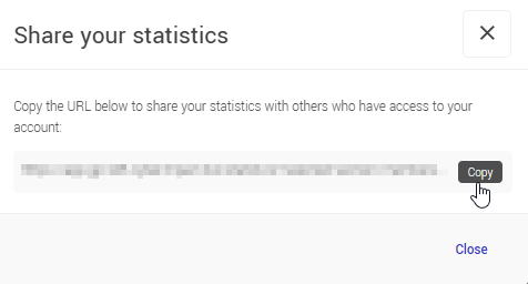 Share your statistics