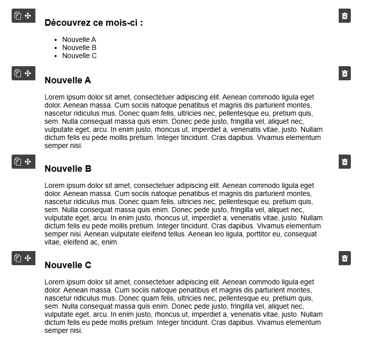 Découvrez ce mois-ci (exemple de courriel)